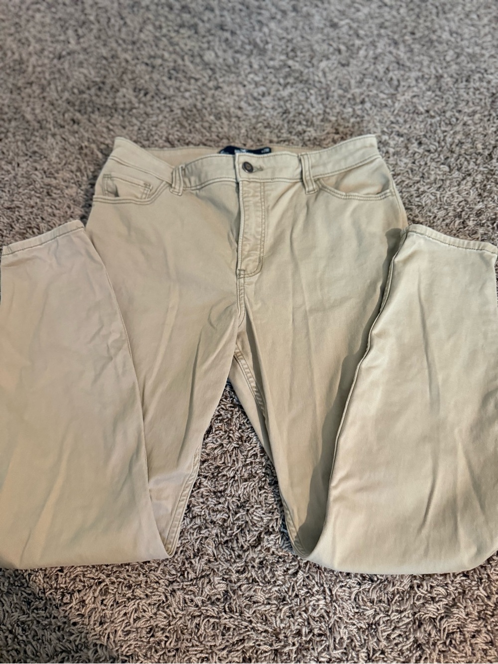Women’s Slim Fit Khaki Jeans - Beige